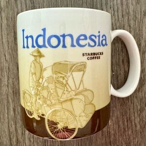 Starbucks Indonesia Coffee Cup 2012 Perfect Condition